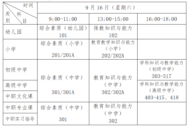 广西2023年下半年中小学教师资格考试笔试公告