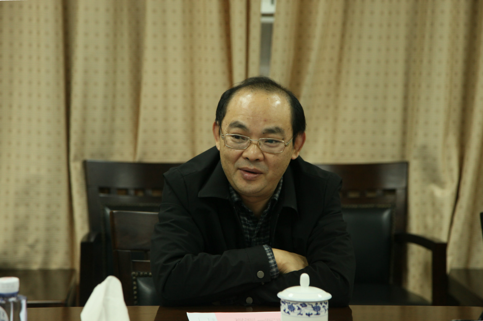 复旦大学招生办公室主任潘伟杰一行到我院交流工作